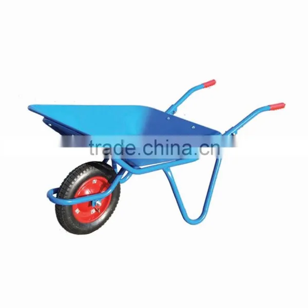 WB2709D Construction Standard & Heavy-duty Wheelbarrow 43L Solid & Pneumatic Wheel