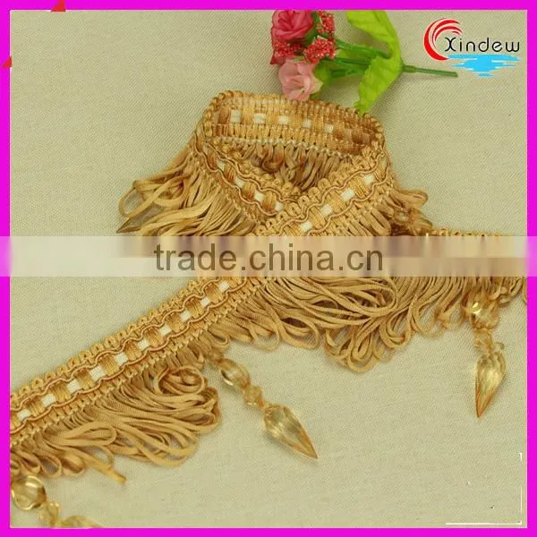 Acrylic Bead Fringe for Home Textile photo-2