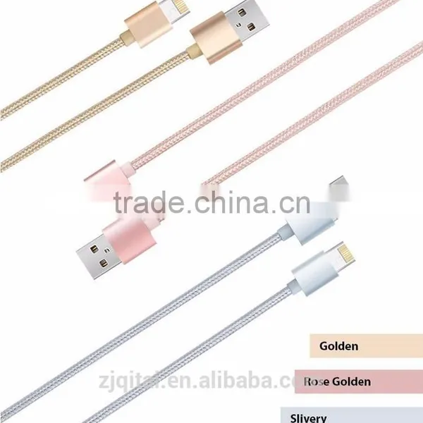 High&fast Speed Nylon Braided Micro USB Cable Charge Data Cables Retractable Usb Cable photo-4