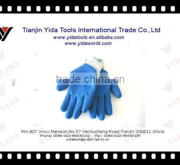 [Recommend by ]2013 Hot Sale Knitted Latex Coated Gloves