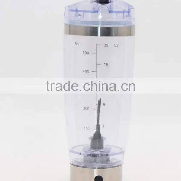 600ml Stainless Steel Electric Shaker Bottle USB photo-5