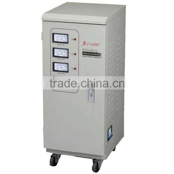 Three Phase High Accuracy Full Automatic AC Voltage Stabilzier SVC-3-6KVA