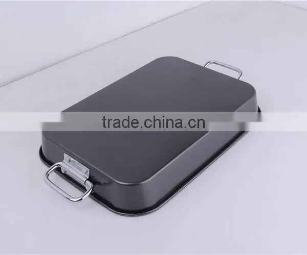 Turkey Carbon Steel Flat Bottom Adjustable Shallow Baking Pan photo-5