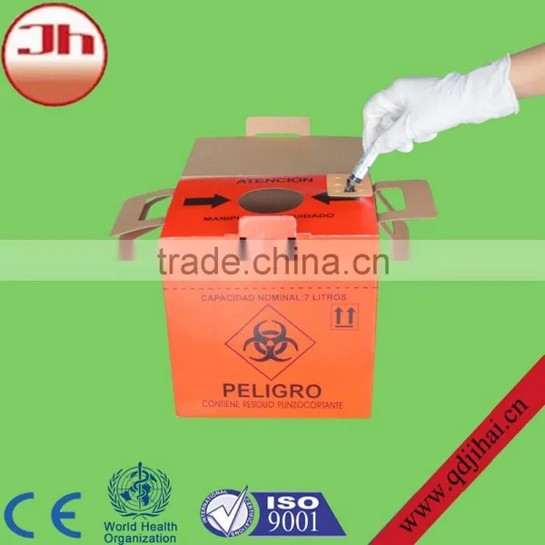 Biological and Hospital Incinerator Waste Sharps Corrugated Box photo-2