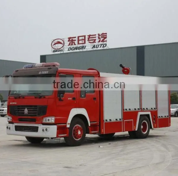 Dongfeng Tianjin 6 Cbm Water Tanker Fire Fighting Truck With Fire Fighting Guns photo-2