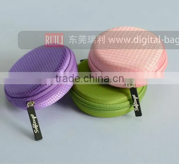Factory Best Sell Hard Shell Zippered Personalized Eva Earphone Case photo-6