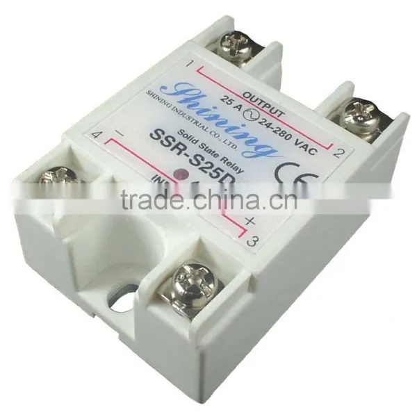 SSR-S25DA High Quality 25Amp Single State 24V AC Price Relay photo-1
