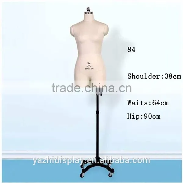Lifesize Female Fabric Covered Mannequins for Clothing Design
