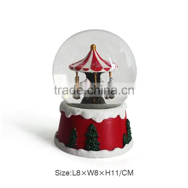 OEM Customized Resin Glass Snow Globe photo-3