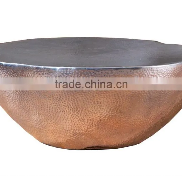 Hammered Copper Drum Table photo-4