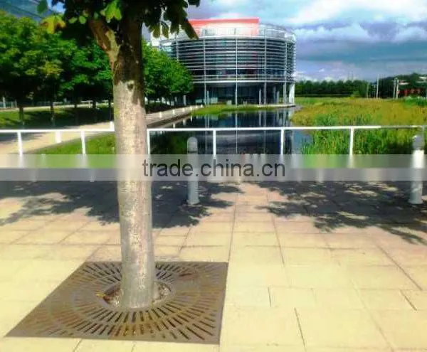 FO-9T06 Hot-selling Cast Iron Tree Perforated Strainer Tree Pool Cover photo-3