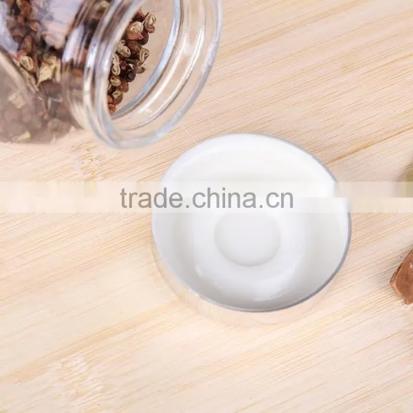 6oz Eco-friendly Cheap Clear Glass Spice Jar With Screw Top Lid photo-6