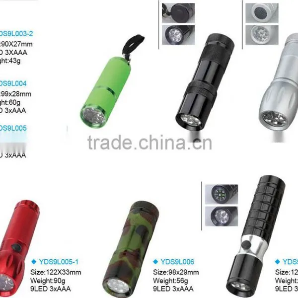 Wholesale Aluminum Torch LED Flashlight for Outdoor,hardware,CE,ROSH photo-5