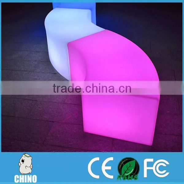 Creating Romatic Atmosphereled Led Furniture Bench Chair photo-2