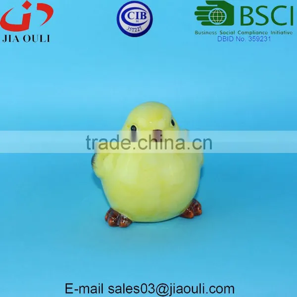BSCI Audit Factory Lovely Painted Craft Kids Gifts Ceramic Birds for Home Decor photo-5