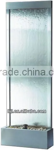 Decorative Metal Room Divider Transparent Glass photo-3