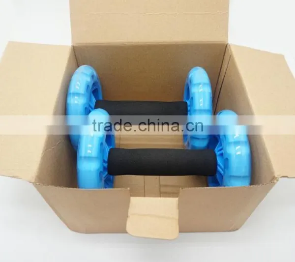 High Quality Double Abdominal AB Wheel Roller For Fitness photo-2