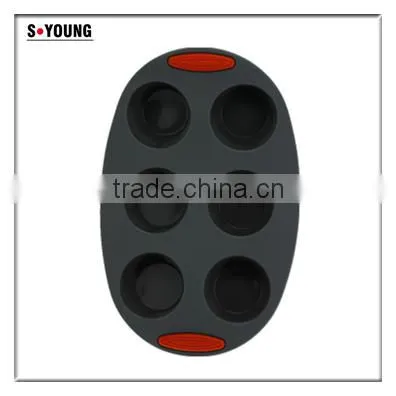 10111 6pcs Cups Shape Silicone Cake Mold photo-4