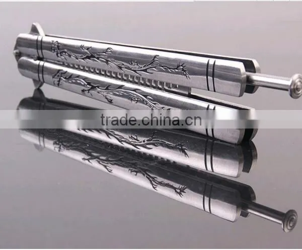 Wholesales Sliver Comb Multi Function Stainless Steel Trainer Tool Butterfly Comb photo-4