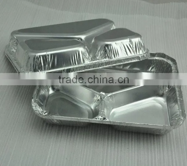 Oven and Microwave Safe Flight Meal Aluminum Tray With Compartments photo-4