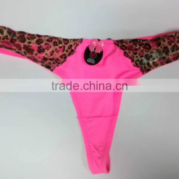 Woman Sexy Thong Satin Underwear Bra and Panty Set photo-2