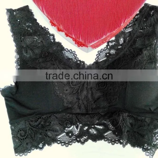 Sexy Lady Lace Crop Top Underwear Bra photo-3