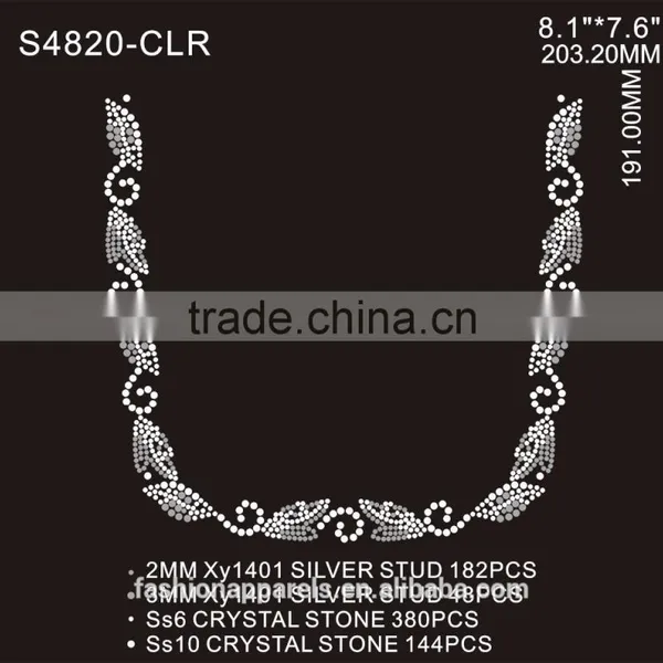 Custom Beautiful Line Rhinestone/Acrylic /Gem Stone Glitter Hot Fix Rhinestone for Clothing photo-2