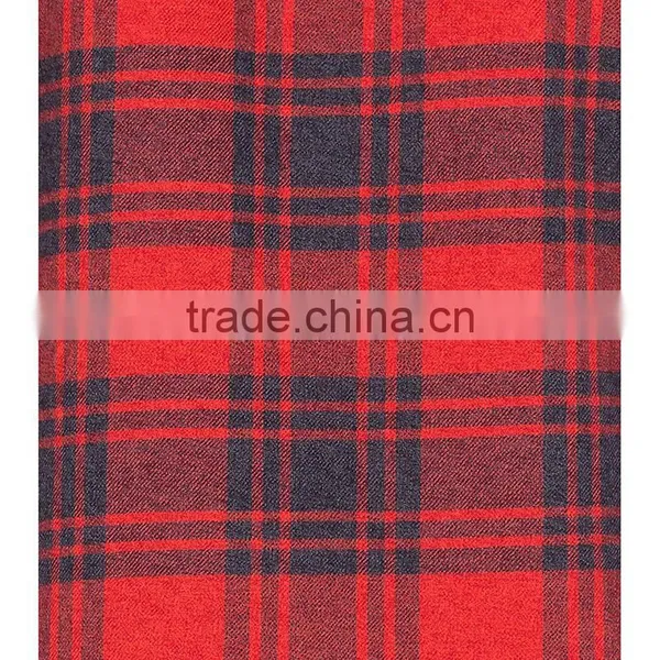 2016 Fashion Long Sleeve Slim Fit Breathable Casual Shirts Red Flannel Mens Check Shirts photo-4