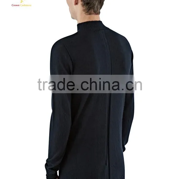 Mens Pure Cashmere Sweaters Knitted Mens Cashmere Wool Pullover photo-3