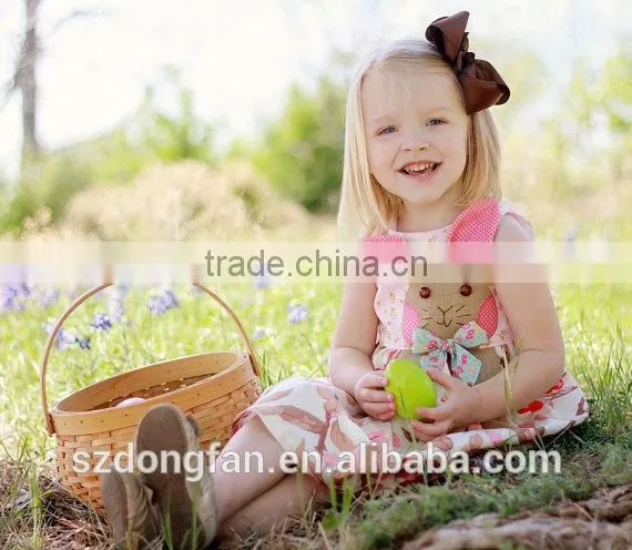 Popular Rabbit Bulk Wholesale Kids Clothing Baby Frock Designs Fancy photo-2