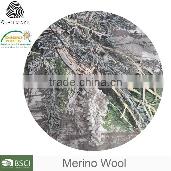 100% Wool Knit Camouflage Fabric Wholesale photo-2