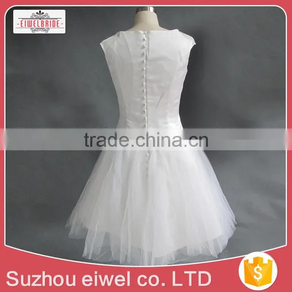 2017 China Custom Made Short Wedding Dress photo-2
