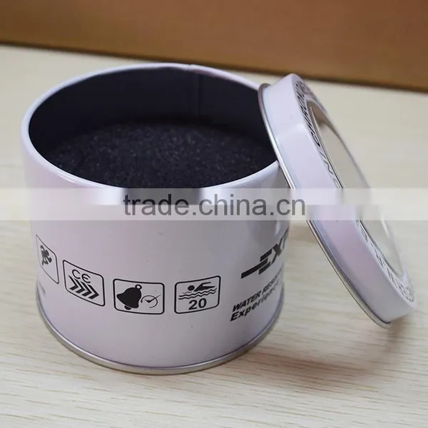 Manufacturer of Custom Electronic Watch Window Watch Tin Box Tin Box Industry General Round Metal Box of Wholesale photo-5