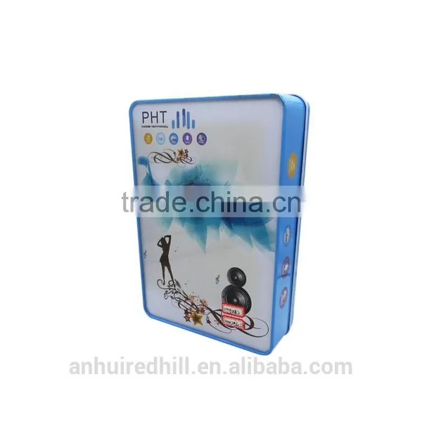 Small Product Packaging Box Custom Logo Rectangular Tin Boxes for Packaging Chocolate/candy Packaging photo-3