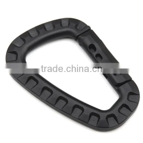 Outdoor Placstic POM D Shape Buckle Camping Climbing Carabiner Mountaineering Buckle Keychain Hook Y-280 photo-5