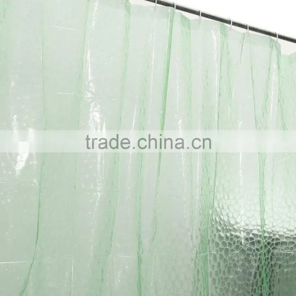 New Arrival Shower Curtian Bath Curtain Thicken 3D Water Cube Shower Curtain Bathroom Supplies With 12 Hooks photo-6