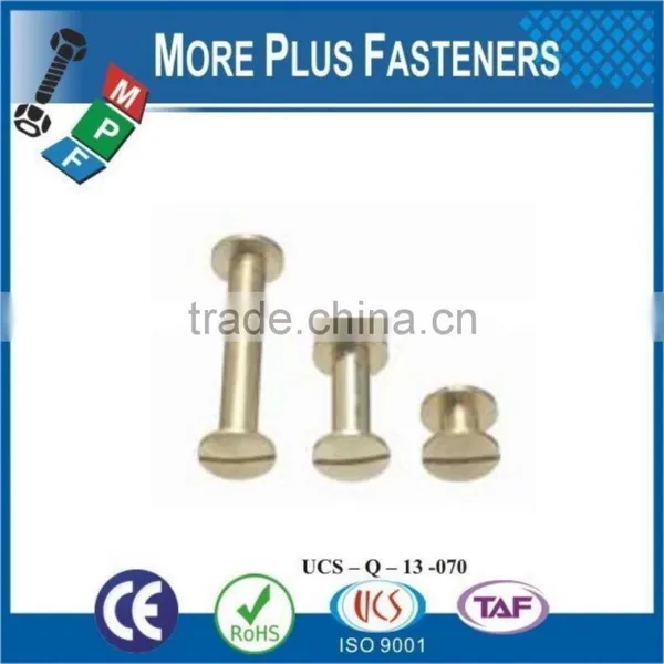 Made in Taiwan Golden Color Binding Screw photo-5