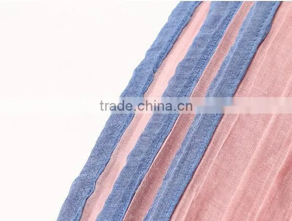 2017 New Women Hijab Fashion Large Size Cotton Scarf Spring Summer Pure Color Scarves Shawl photo-6