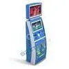 ZT2188 Dual Display Hotel Airline Self Check In Kiosk With Large Screen Advertisement
