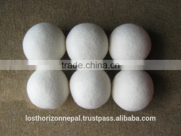 Pure Sheep Wool Eco Felted Laundry Dryer Ball/ Soft Hand Made Dryer Ball photo-4