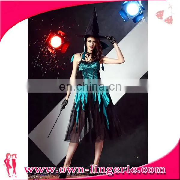 Carnival Halloween Witch Costume Fancy Dress Woman's Vampire Witch Devil Halloween photo-3