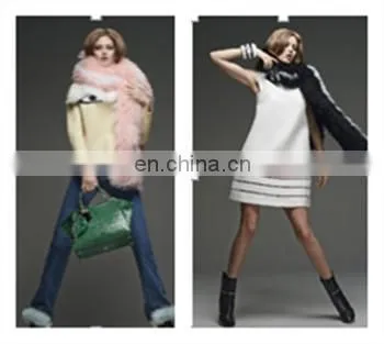 Mongolian Lamb Fur Scarf Bicolor Scarf photo-2