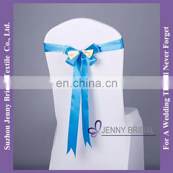SH092A Satin Ribbon Bow Grosgrain Ribbon Satin Chair Sash photo-6