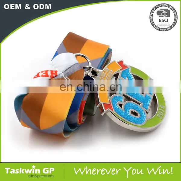 2017 Newest Customized Souvenir 3d Metals Medal With Ribbon, Sport Medal photo-2