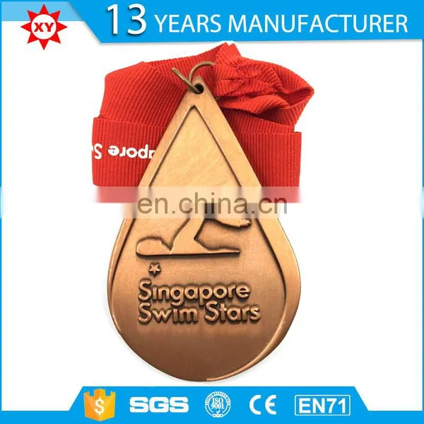 BSCI Factory Supply Cheap Custom Logo Running Award Sport Metal