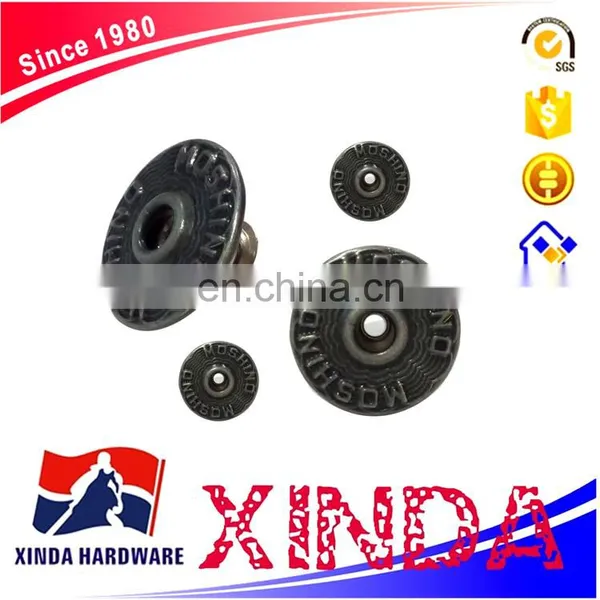 20mm Zinc Alloy Button, Metal Buttons for Customized Design photo-3