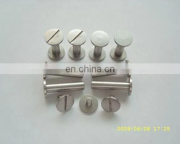 Wholesale Stainless Steel Screw ,book Screw ,menu Screw photo-2