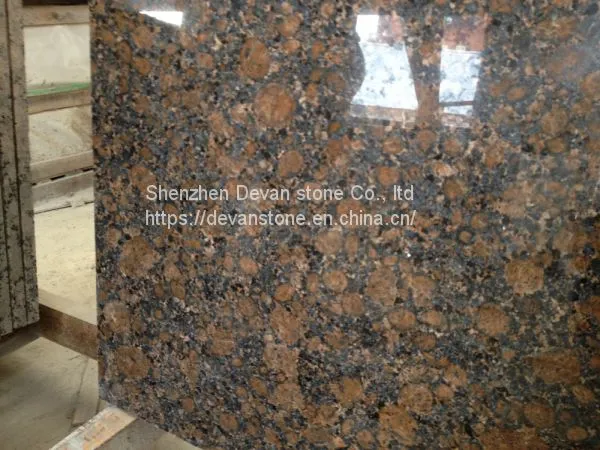 Baltic Brown Granite Polished Floor Tiles Kitchen Countertops photo-3