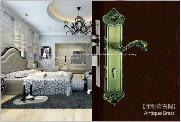 Guangdong Dart Lock Ivory Handle Lock Anti-theft Door Lock Door Door Room Door Lock Zinc Alloy Mute Lock photo-3