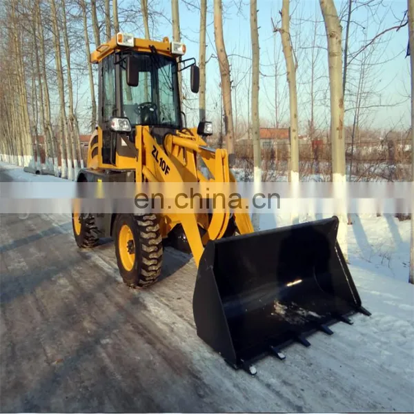 Chinese Construction 1 Ton 2ton ZL10 Wheel Loader Machine Backhoe Loader for Sale photo-3